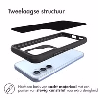 imoshion Rugged Hybrid Case Samsung Galaxy A54 (5G) - Zwart