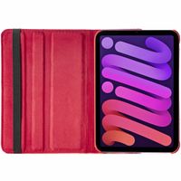 imoshion 360° draaibare Bookcase iPad Mini 7 (2024) / iPad Mini 6 (2021) - Rood