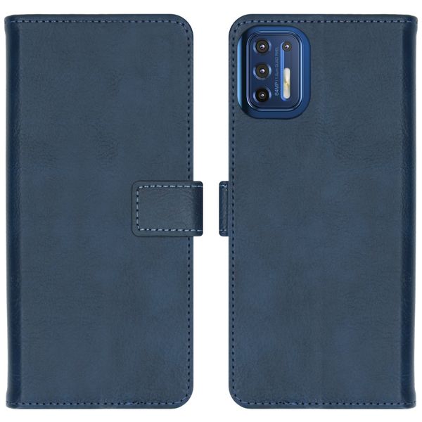 imoshion Luxe Bookcase Motorola Moto G9 Plus - Donkerblauw