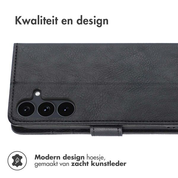 imoshion Luxe Bookcase Samsung Galaxy S25 FE - Zwart