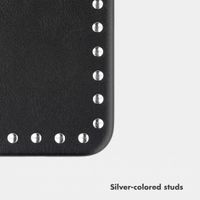 Selencia Studs Back Cover with MagSafe Apple iPhone 15 - Velvet Black