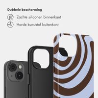 Selencia Vivid Backcover Apple iPhone 14 - Dream Swirl Chocolate