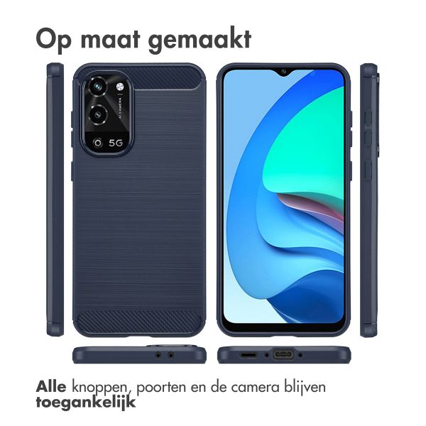 imoshion Brushed Backcover Samsung Galaxy A36 - Donkerblauw