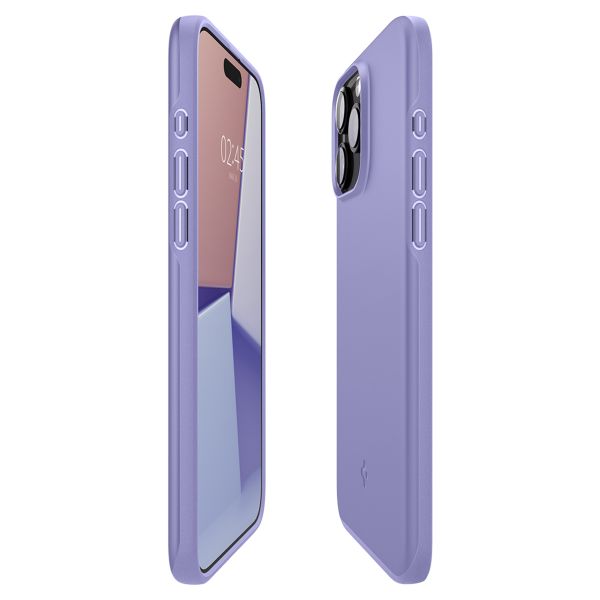 Spigen Thin Fit Backcover Apple iPhone 15 Pro Max - Iris Purple