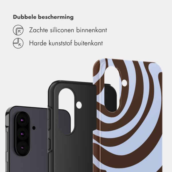 Selencia Vivid Backcover Samsung Galaxy A36 / A56 - Dream Swirl Chocolate