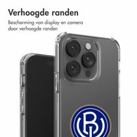 Clear Backcover Apple iPhone 14 Pro - ASV Blauw-Wit