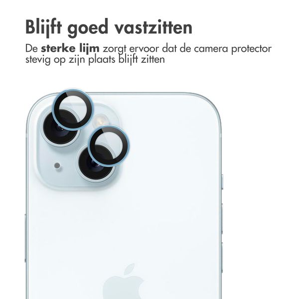 imoshion 2 Pack Camera lens protector Apple iPhone 15 / 15 Plus - Blue