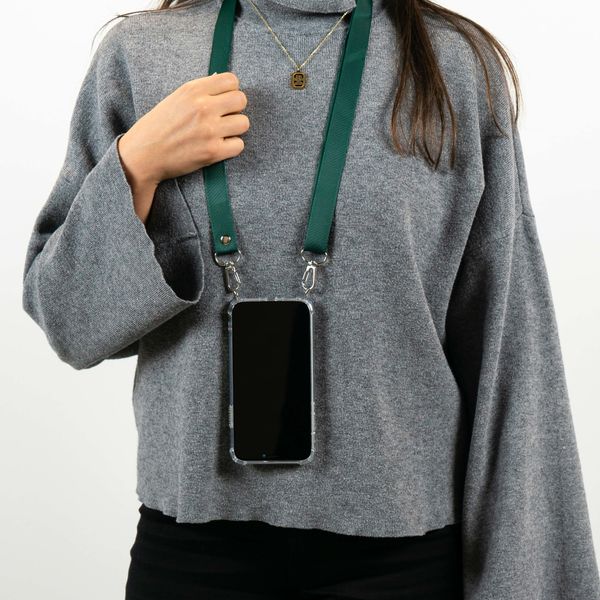 imoshion Backcover met koord - Nylon iPhone 11 - Groen