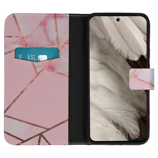 imoshion Design Softcase Bookcase Google Pixel 8 - Pink Graphic