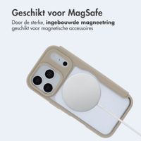 imoshion Transparante Bookcase met MagSafe Apple iPhone 18 Pro Max / 17 Pro Max - Beige