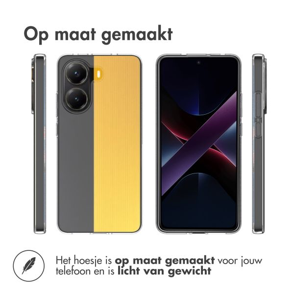 Accezz Clear Backcover Xiaomi Poco X7 Pro - Transparant