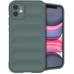 imoshion EasyGrip Backcover iPhone 11 - Donkergroen