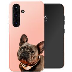 Ontwerp je eigen tough case Samsung Galaxy S25 - Wit