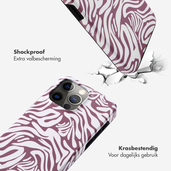 Selencia Vivid Backcover Apple iPhone 15 Pro Max - Trippy Swirl Dark Rose