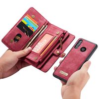 CaseMe Luxe Lederen 2 in 1 Portemonnee Bookcase Huawei P30 Lite