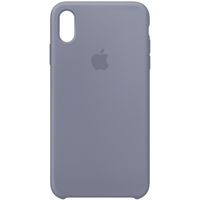Apple Silicone Backcover Apple iPhone Xs Max - Lavender Gray