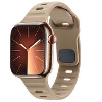 imoshion Active Sport siliconenbandje Apple Watch Series 1 t/m 9 / SE (38/40/41 mm) | Series 10 (42 mm) - Bruin