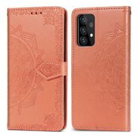 imoshion Mandala Bookcase Samsung Galaxy A72 - Oranje