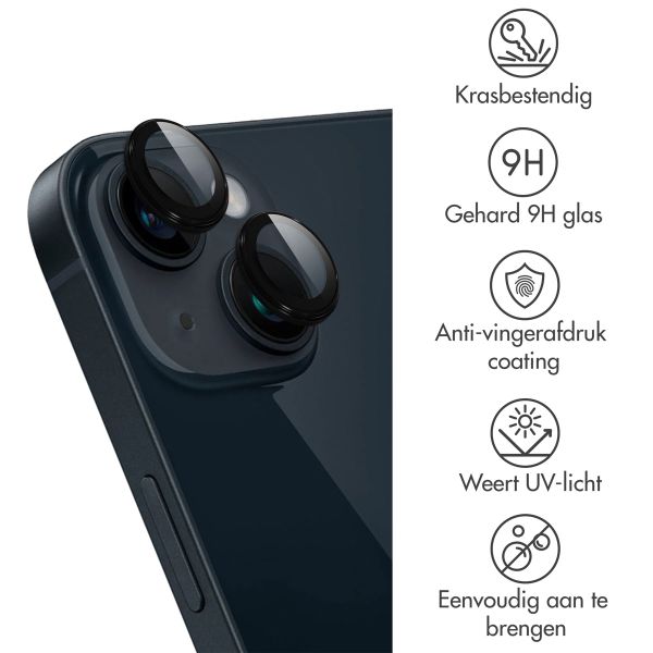 imoshion 2 Pack Camera lens protector Apple iPhone 15 / 15 Plus - Zwart