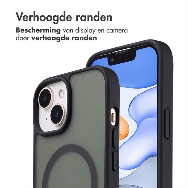 imoshion Color Guard Backcover met MagSafe Apple iPhone 15 - Zwart