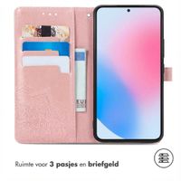 imoshion Mandala Bookcase Samsung Galaxy S25 Plus - Rosé Goud