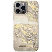 iDeal of Sweden Fashion Backcover iPhone 14 Pro Max - Sparkle Greige Marble