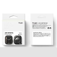 Ringke Air Sports Case Apple Watch Series 4-9 - 44/45 mm - Donkergrijs