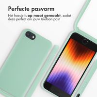 imoshion Siliconen hoesje met koord Apple iPhone SE (2022 / 2020) / 8 / 7 - Mintgroen