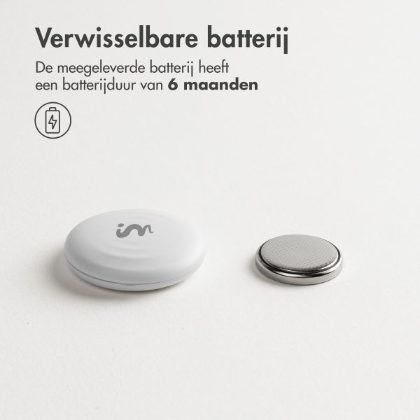 imoshion Mini Tag - Bluetooth Tracker voor iOS - 2 pack - Wit