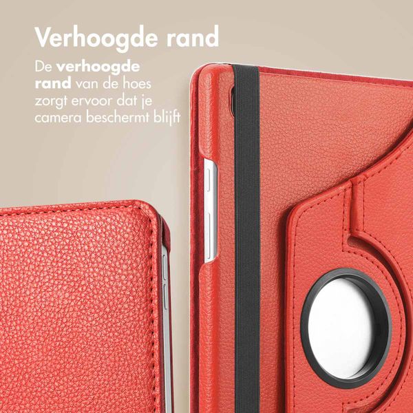 imoshion 360° draaibare Bookcase Samsung Galaxy Tab S6 Lite (2020/2022/2024) - Rood