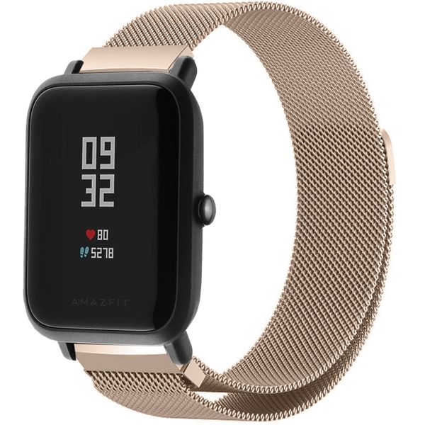 imoshion Milanees Watch bandje Amazfit GTS / BIP - Rosé Goud