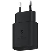 Samsung Originele USB-C naar USB-C kabel - 1 meter - 25 Watt + Originele Fast Charging Adapter USB-C Oplader - 25 Watt - Zwart