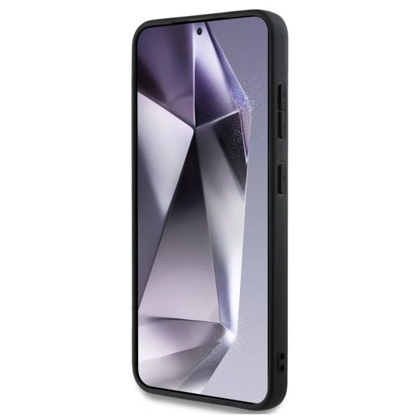 Guess 4G Metal Logo Saffiano Backcover Samsung Galaxy S25 - Bruin