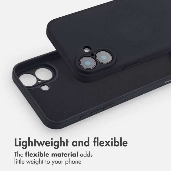 imoshion Colour Back Cover with MagSafe Apple iPhone 16 Plus - Black