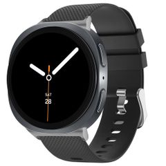 imoshion Flexibel Siliconen bandje Samsung Galaxy Watch 8 (Classic) - 40 / 44 / 46mm - Zwart