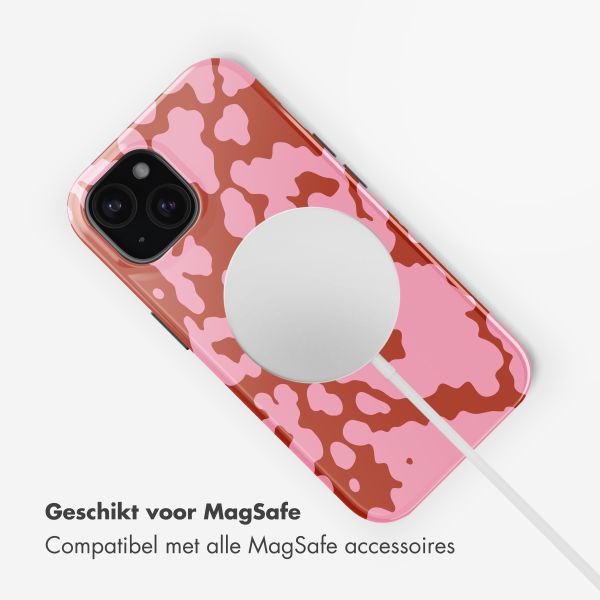 Selencia Vivid Backcover met MagSafe Apple iPhone 15 - Moo’d Blush Pink