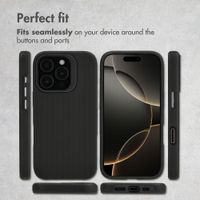 Accezz Tough Back Cover with MagSafe Apple iPhone 16 Pro - Black