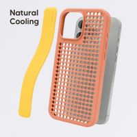 Callbuddy Hoesje met Strap Apple iPhone 16 Pro Max - Coral Pop
