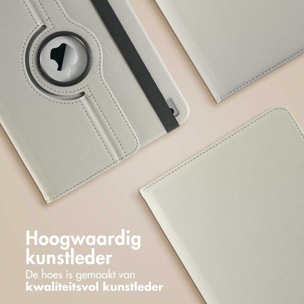 imoshion 360° draaibare Bookcase Apple iPad 9 (2021) 10.2 inch / iPad 8 (2020) 10.2 inch / iPad 7 (2019) 10.2 inch - Grijs