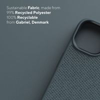 Njorð Collections Fabric Case iPhone 14 - Dark Grey