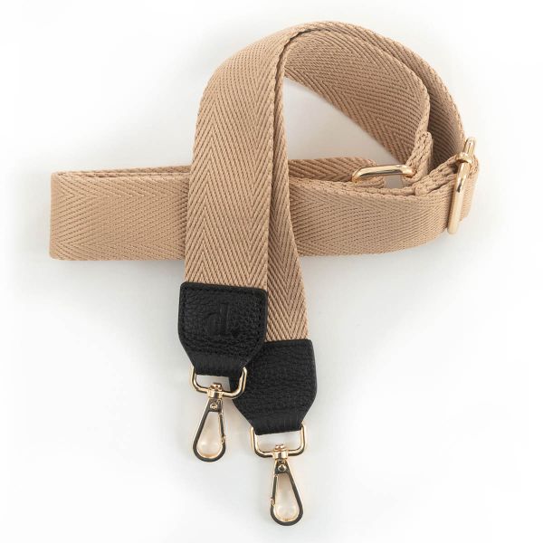 Dutchies Phone Strap - Universeel verstelbaar telefoonkoord - Desert Beige / Black