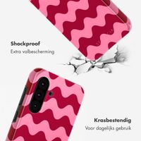 Selencia Vivid Tough Backcover Samsung Galaxy A36 / A56 - Wave Vibes Lipstick