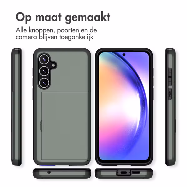 imoshion Backcover met pasjeshouder Samsung Galaxy A55 - Donkergroen