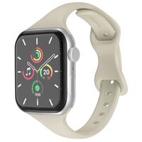 imoshion Slim siliconen bandje Apple Watch Series 1 t/m 10 / SE / Ultra (2) (44/45/46/49 mm) - Sterrenlicht