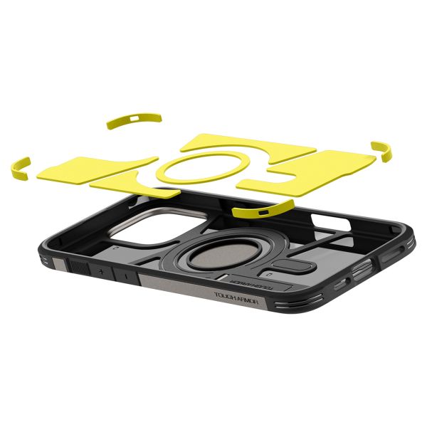 Spigen Tough Armor Backcover MagSafe Apple iPhone 16 Pro - Gun Metal