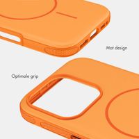 imoshion Color Backcover met Thin MagSafe Ring Apple iPhone 16 Pro - Oranje