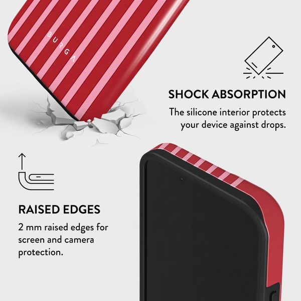 Burga Tough Case with MagSafe Apple iPhone 14 - Strawberry Jam