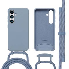 imoshion Color Backcover met afneembaar koord MagSafe Samsung Galaxy S24 / S25 - Ash Blue