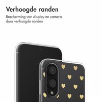 imoshion Design hoesje Samsung Galaxy S25 Edge - Golden Hearts