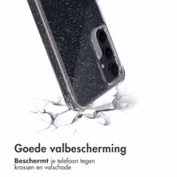 imoshion Clear Glitter Backcover Samsung Galaxy A35 - Zilver